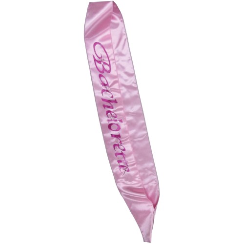 Bachelorette Flashing Sash Pink