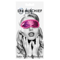 Hot Pink Satin Blindfold Online