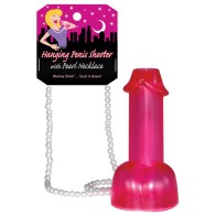 Hanging Penis Shooter with Pearl Necklace for Fun Parties