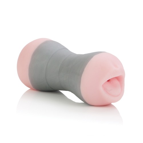 Compact Travel Gripper Stroker in Pink