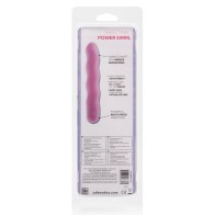 First Time Power Swirl Pink Vibrator for Sensual Pleasure