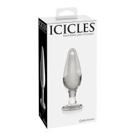 Icicles No. 26 Hand Blown Glass Massager Elegant and Unique