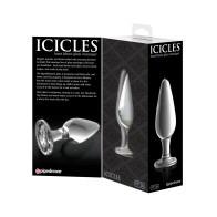 Masajeador de Cristal Soplado a Mano Icicles N° 26 Elegante y Único