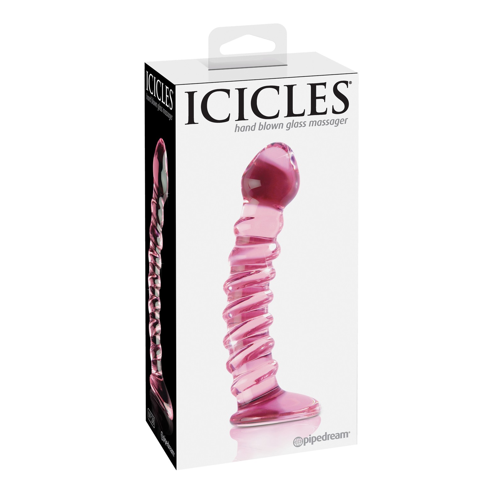 Dildo de Vidrio Soplado a Mano Icicles No. 28