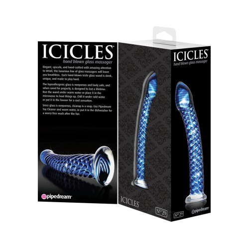 Icicles No. 29 Hand Blown Glass Massager