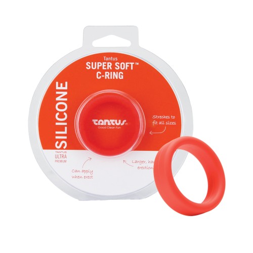 Tantus Supersoft C Ring Crimson