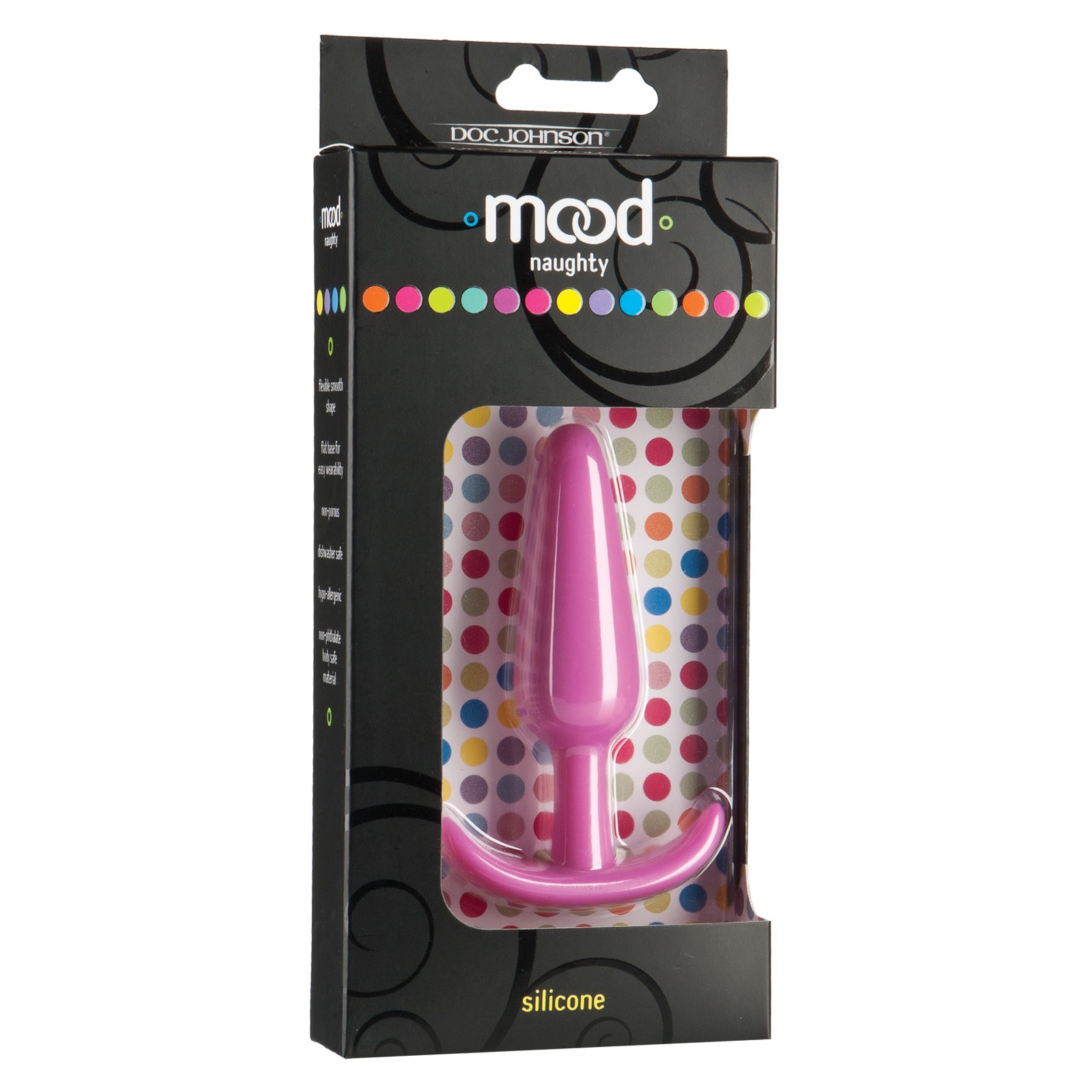 Mood Naughty Medium Butt Plug Pink for All Experience Levels