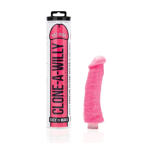 Clone-A-Willy Vibrating Kit in Hot Pink