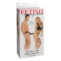 Fetish Fantasy Hollow Strap-On Black for Unique Experiences