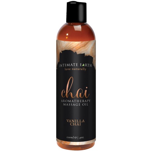 Aceite de Masaje Intimate Earth Chai - 120 ml Vainilla & Chai