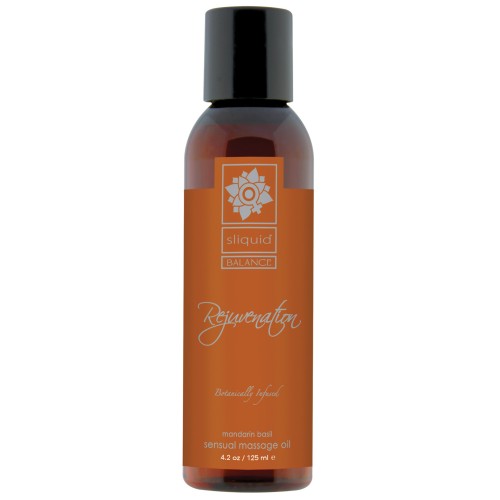 Sliquid Organics Rejuvenation Massage Oil - 4.2 oz