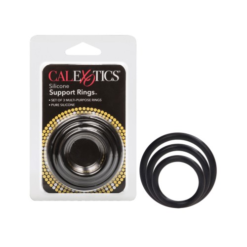 Silicone Support Rings - Black