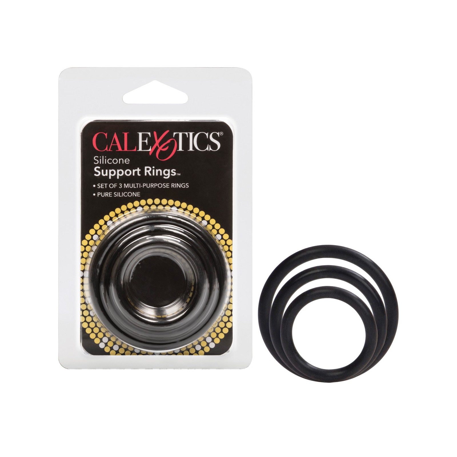 Silicone Support Rings - Black