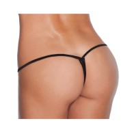 G-String Lycra de Bajo Cintura para un Look Travieso