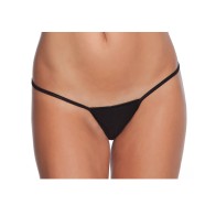 Tanga de Lycra Baja Negro XL