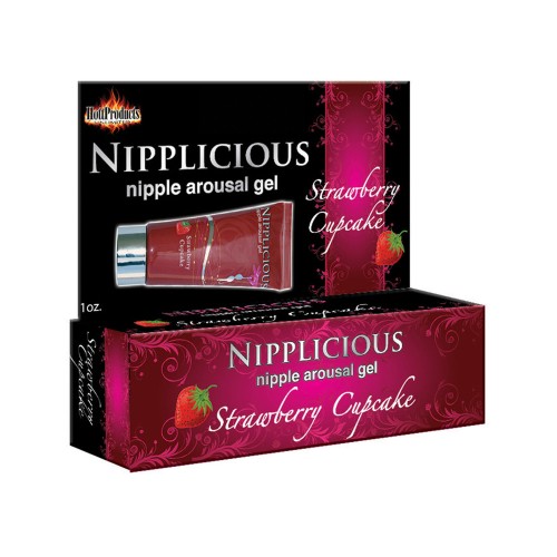 Gel de Estimulación de Nipples Nipplicious - 1oz Fresa