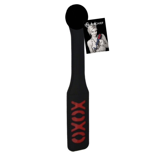 Sex & Mischief Black XOXO Paddle