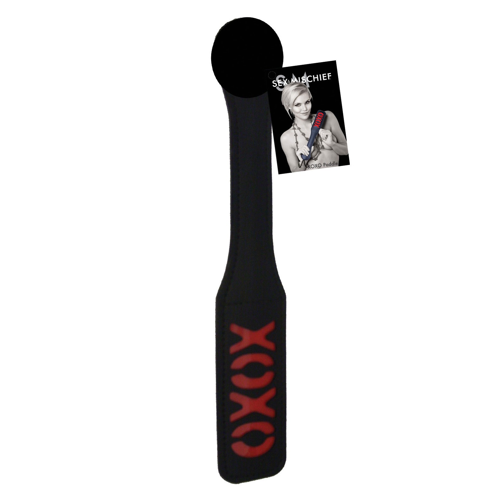 Sex & Mischief Black XOXO Paddle