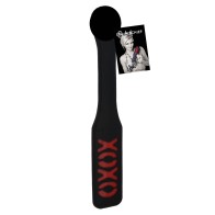 Sex & Mischief Black XOXO Paddle