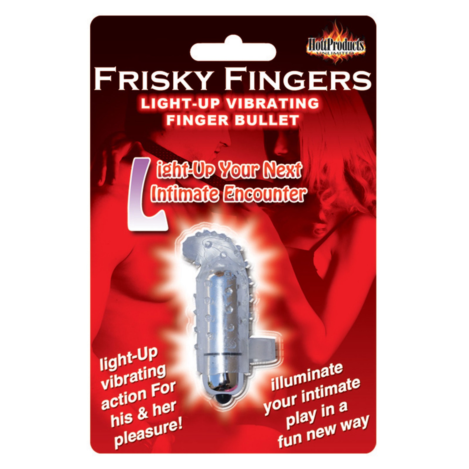 Frisky Finger Bullet Vibrador Iluminado