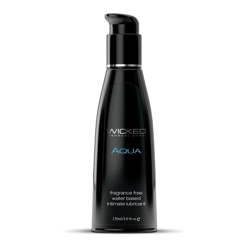 Lubricante a Base de Agua Wicked Aqua para Placer Suave como la Seda