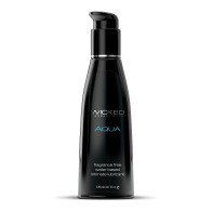 Lubricante a Base de Agua Wicked Aqua para Placer Suave como la Seda