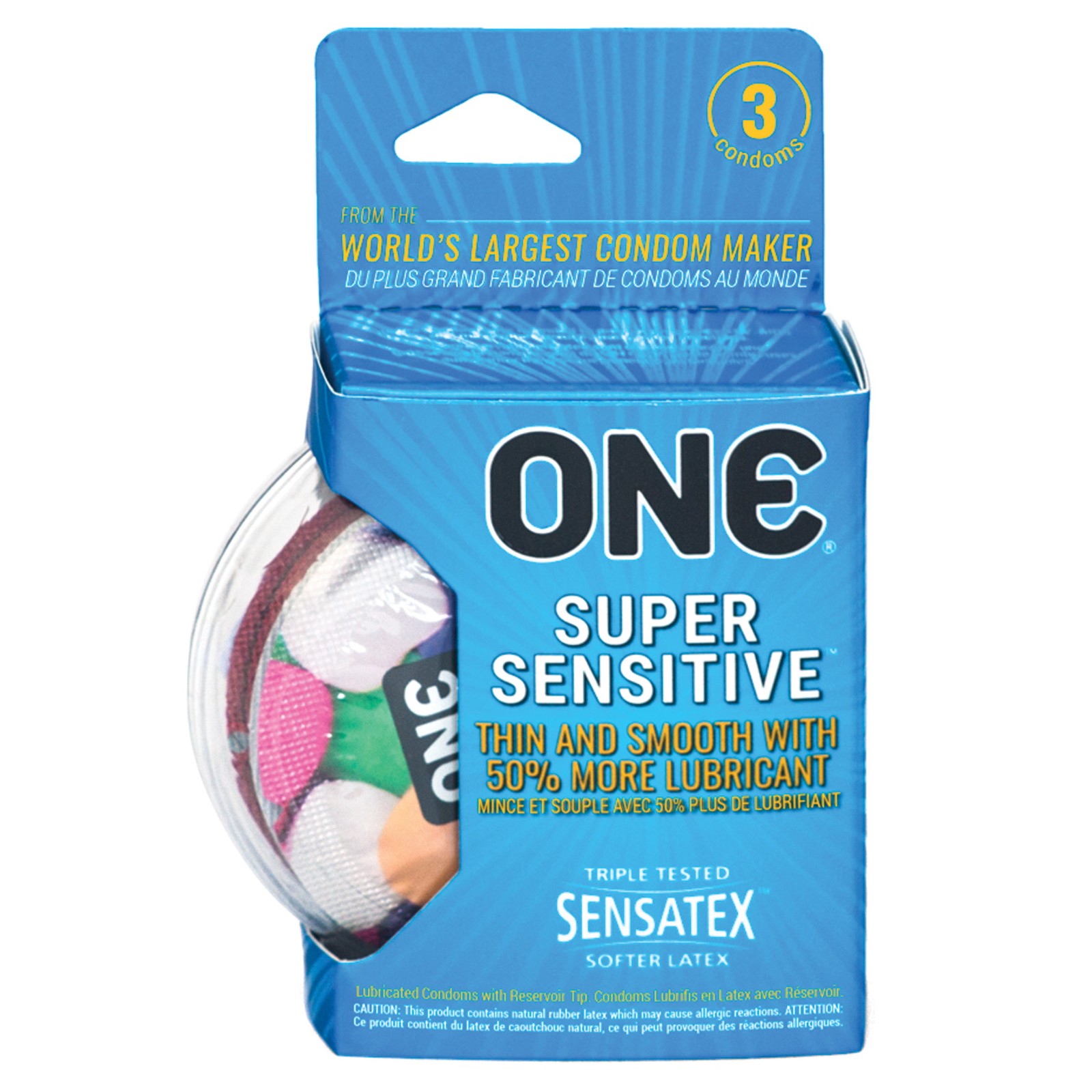 ONE Super Sensitive Latex Condoms