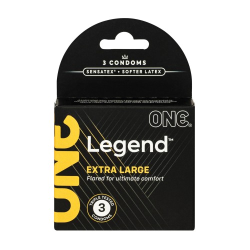 One The Legend XL Condoms Box of 3