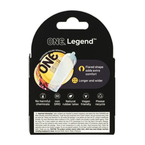 Condones One The Legend XL Caja de 3