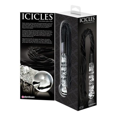 Icicles No. 38 Glass Handed Whip Clear