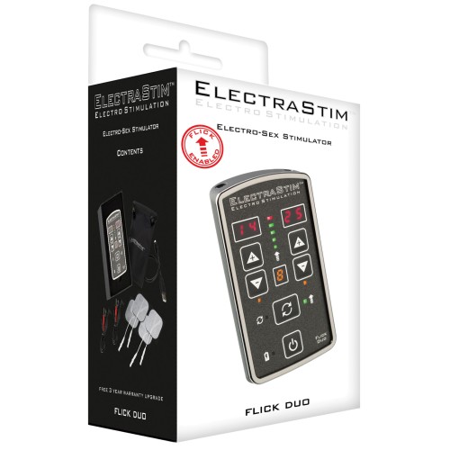 Paquete de Estimulador ElectraStim Flick Duo EM80-E