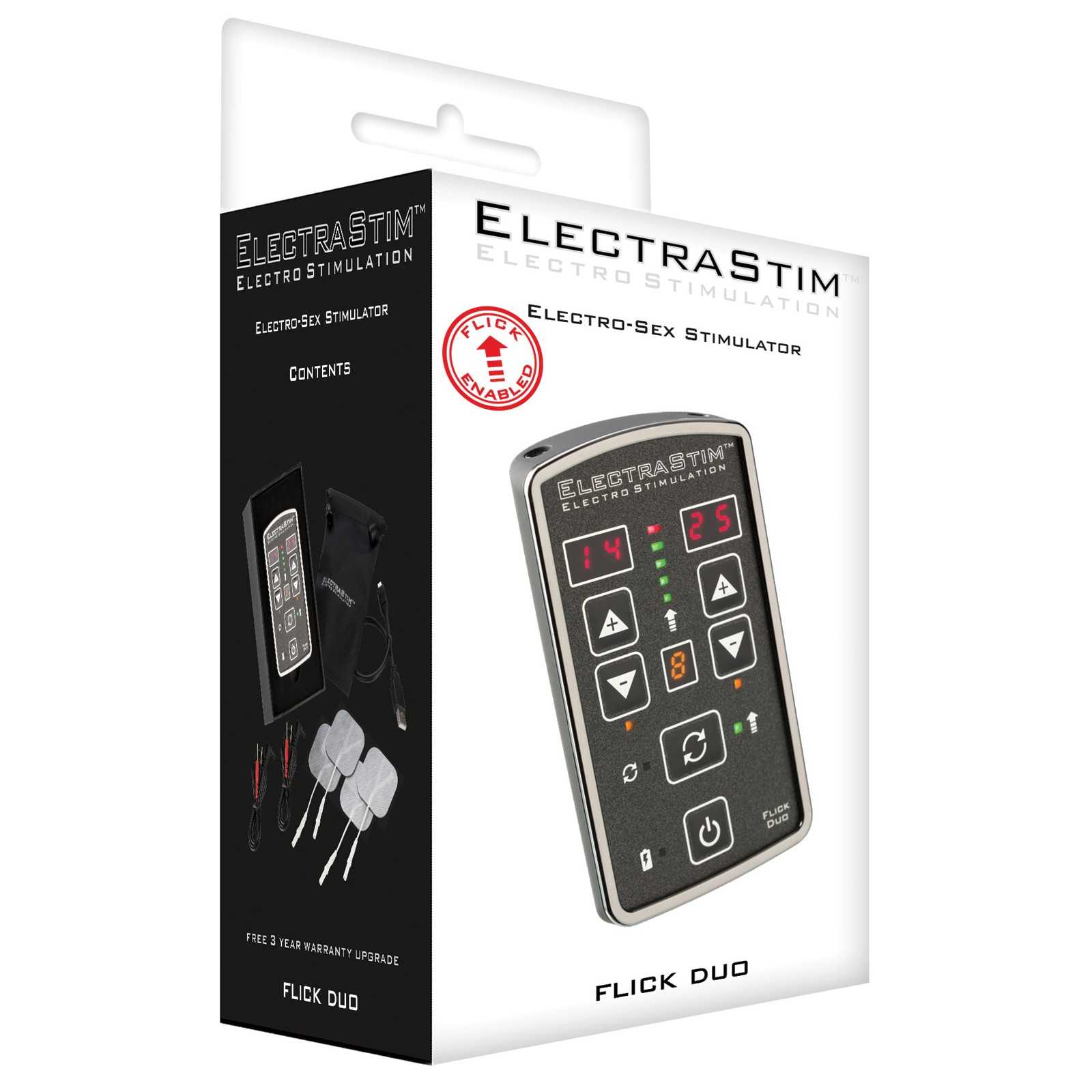 Paquete de Estimulador ElectraStim Flick Duo EM80-E