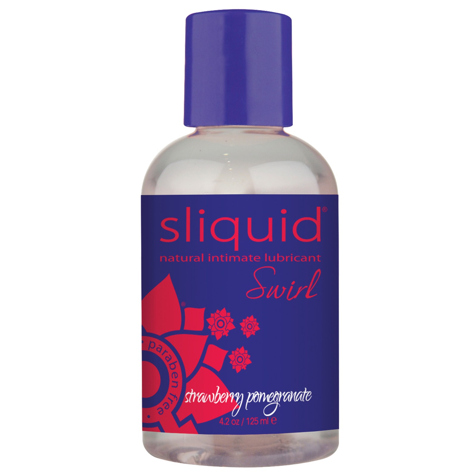 Lubricante Sliquid Naturals Swirl Sabor Fresa Granada