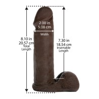 Accesorio de Pene Ultraskyn de 8 Pulgadas Vac-U-Lock