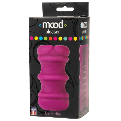 Mood Ultraskyn Thick Ribbed Stroker Purple