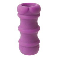 Mood Ultraskyn Thick Ribbed Stroker Purple