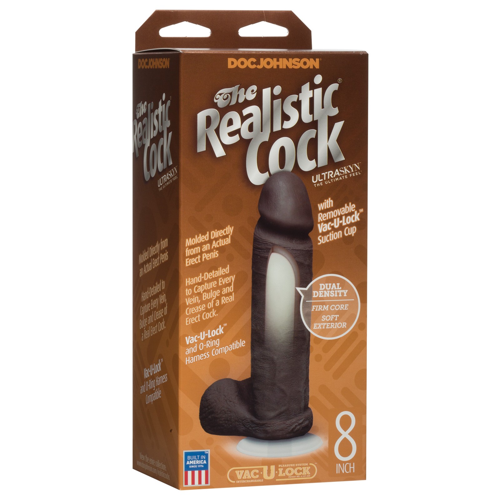 Realistic 8 inch Ultraskyn Cock with Balls