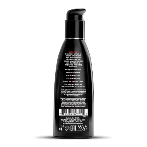 Wicked Sensual Care Ultra Heat Lubricant for Stimulating Pleasure