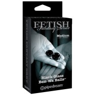 Fetish Fantasy Black Glass Ben-Wa Balls