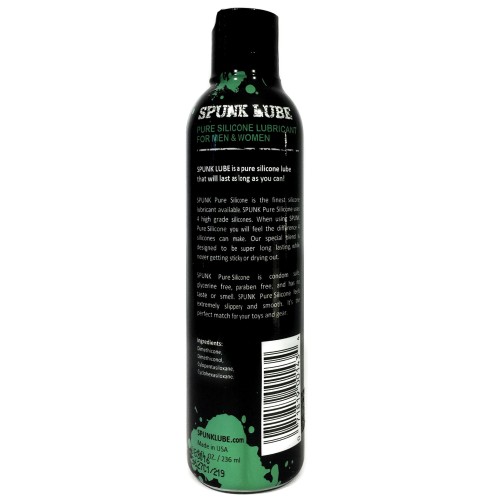 Lubricante de Silicona Pura Spunk para Placer Suave