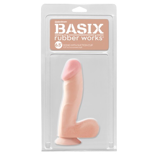 Basix Rubber Works Dong with Suction Cup