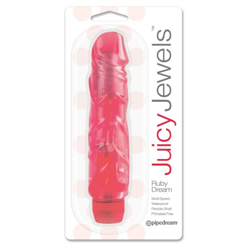 Juicy Jewels Ruby Dream Vibrador Rojo