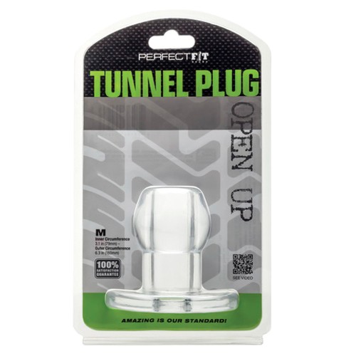 Perfect Fit Medium Tunnel Butt Plug Clear