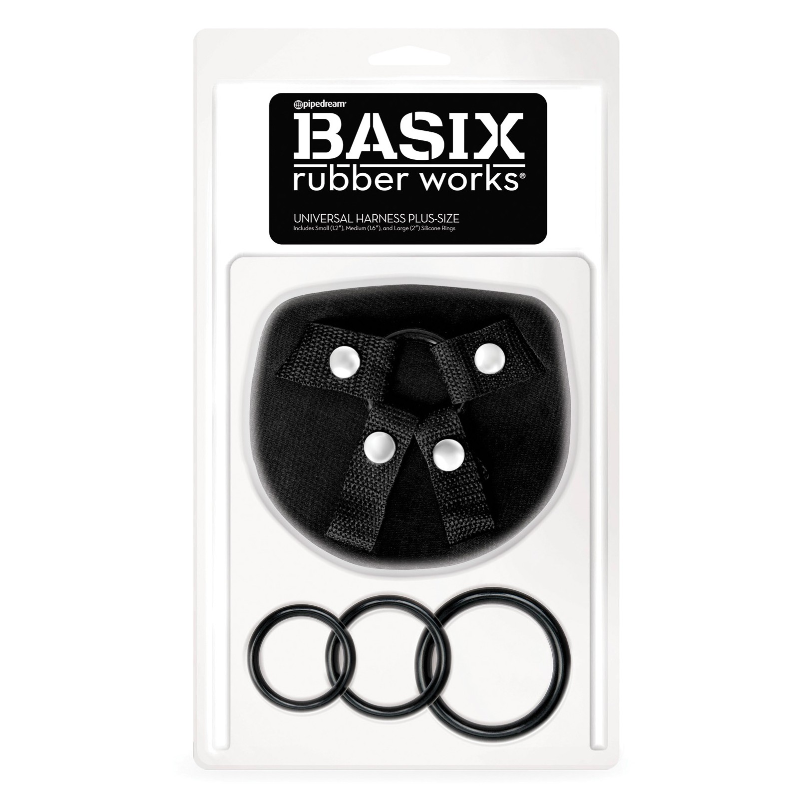 Basix Rubber Works Universal Harness Plus Size