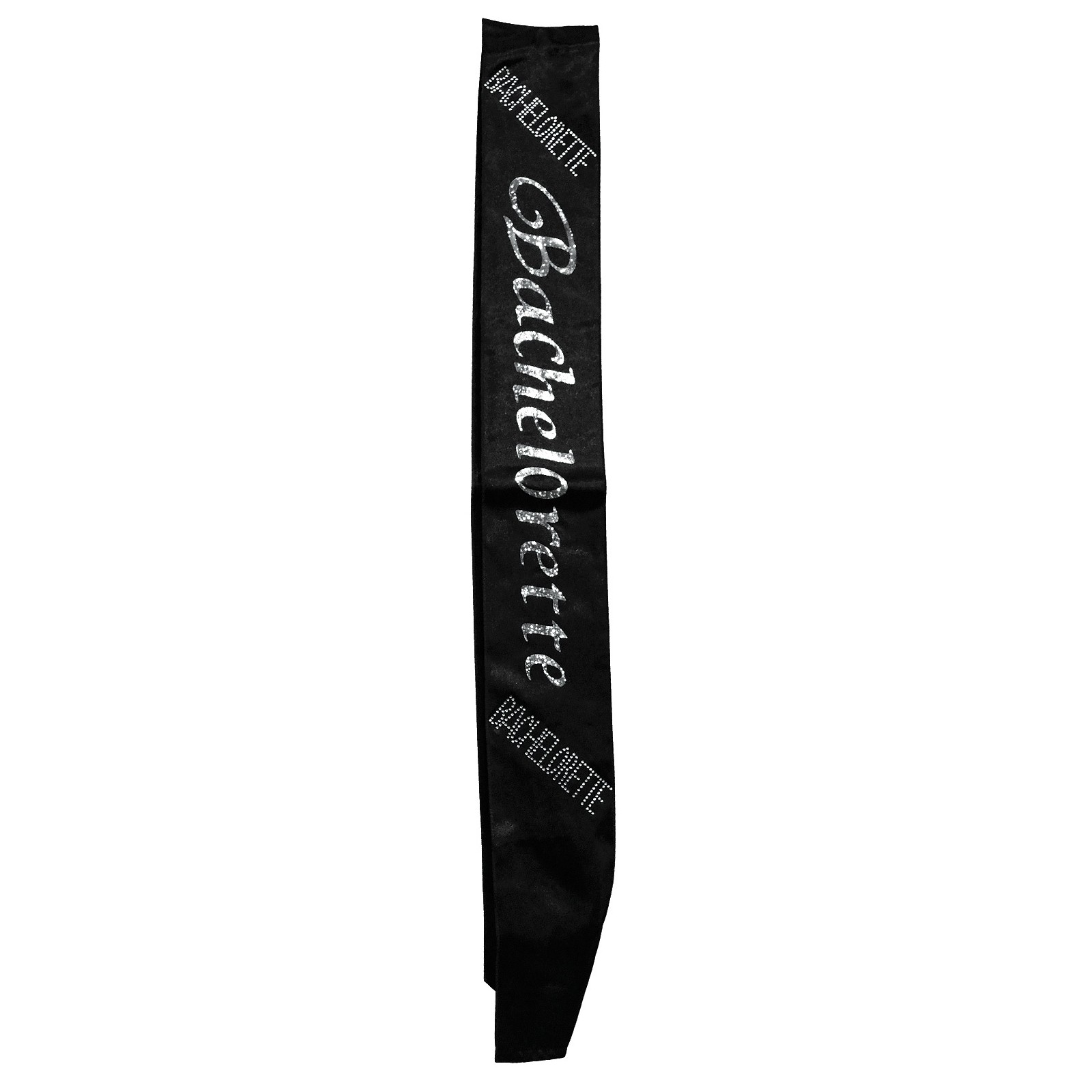 Bachelorette Non-Flashing Sash Black