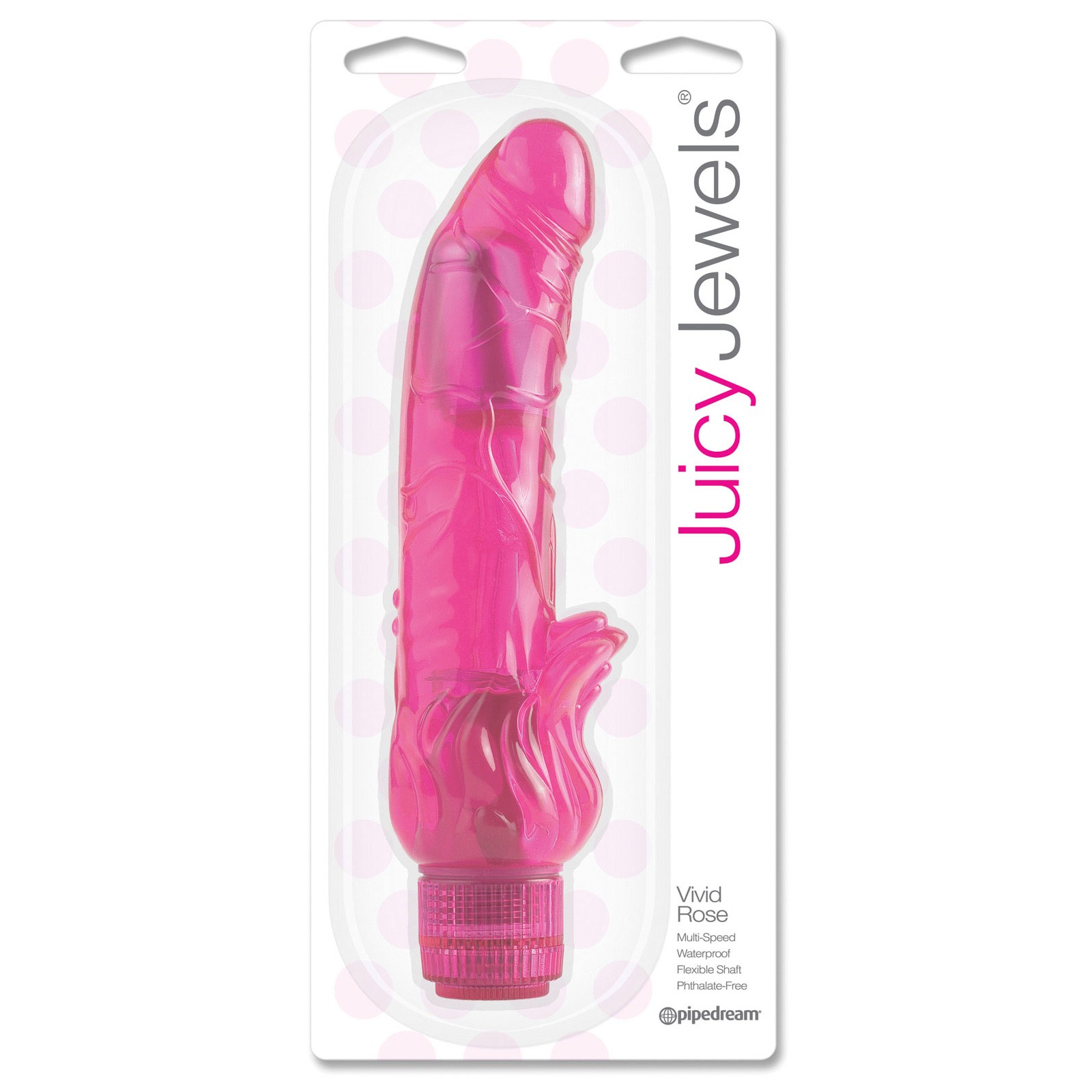 Vibrador Juicy Jewels Rosa Oscuro para Diversión Emocionante