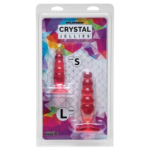 Compra Kit de Entrenamiento Anal Crystal Jellies - Rosa Online