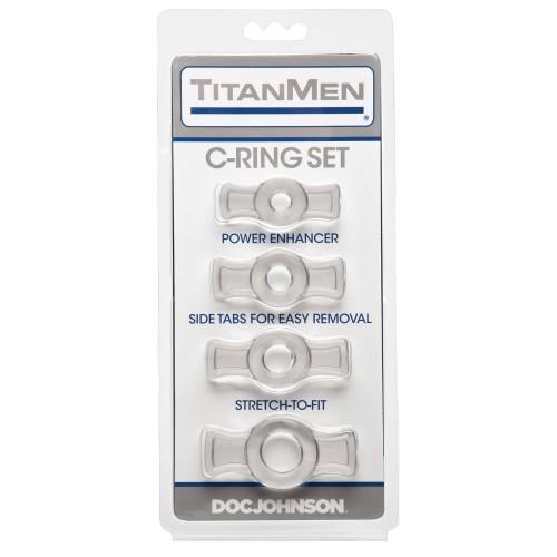 Titanmen Cock Ring Set for Enhanced Performance