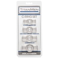 Titanmen Cock Ring Set for Enhanced Performance