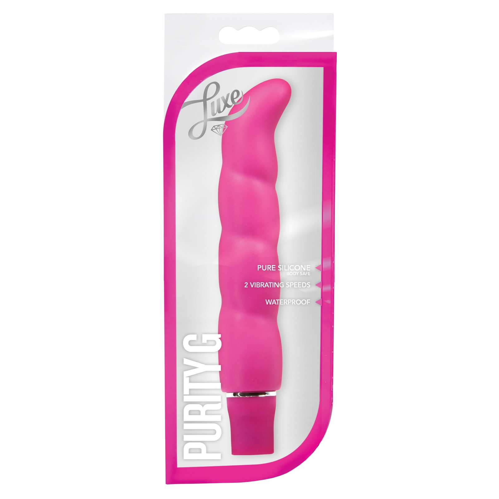 Vibrador Purity G de Silicona - Rosa para Estimulación del Punto G